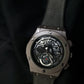 Hublot Black Scelton with Gray Strap